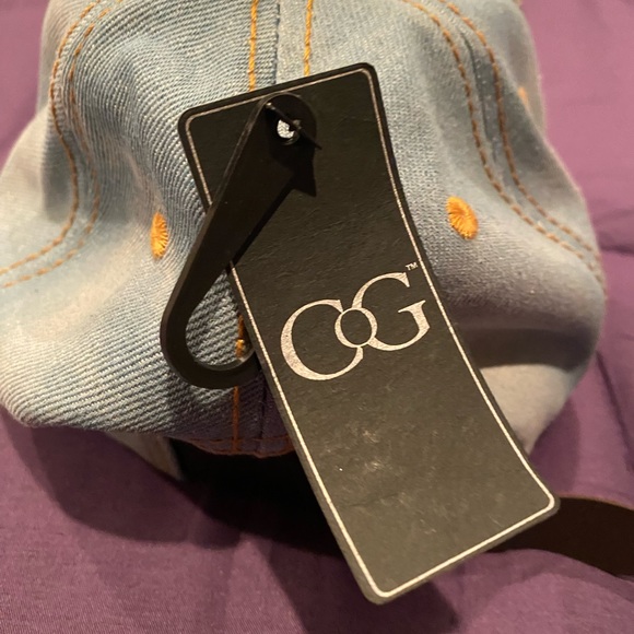 CG New York denim cap with pearls and rhinestones - Picture 3 of 3